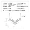 Colgante de Corazón de Moissanita de 1 Quilate para Mujer, Collar Clásico Versátil de Moda en Plata S925 con Forma de Corazón, Exclusivamente para Mercados Transfronterizos Europeos y Americanos