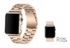 Adecuado para correa de acero inoxidable Apple Watch1/2/3/4/5 correa de tres eslabones Apple 6/7iWatch correa