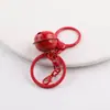 Set de Tres Piezas de Figura de Ocho Pintada de Colores con Cierre de Langosta, Llavero de Campana, Colgante para Bolsos DIY, Accesorios de Colgante de Cuentas