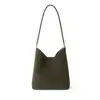 Bolso Cubo de Piel de Vaca Esmerilada 2026 Nuevo Más Vendido para Mujer Retro Elegante Alto Brillo Bolso Madre-Hija Bolso de Hombro