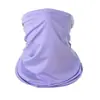 Mascarilla de Seda de Leche para Ciclismo con Protección Solar, Pañuelo para la Cabeza Antiviral para Deportes al Aire Libre, Bufanda Multifuncional Versátil de Seda de Hielo para Cuello y Protector de Cuello