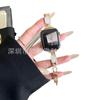 Adequado para Applewatch Apple Huawei Samsung Watch Pulseira de Corrente de Metal Cola Dourada Moda Feita à Mão