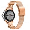 Adecuado para Google Pixel Watch 1/2/3/4m Tipo Cierre de Tortuga Acero Inoxidable Milanesa Correa de Reloj Milanés