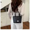 2026 Moda Nueva Textura Tejida Cesta de Mano para Verduras Bolso para Mujer Sensación de Alta Gama Diseño de Nicho Bolso Versátil de Hombro Cruzado