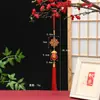 2026 Novas Lanternas Flor de Ameixa Itens de Sorte Decorações Penduradas de Ano Novo Decoração de Planta Bonsai Pequenos Pingentes Pingentes de Planta em Vaso Festivos