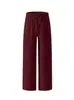 Pantalones de hombre de pierna ancha a rayas jacquard de talla europea transfronteriza, informales, holgados, con cordón acanalado, rectos, talla grande, largos para hombre