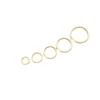 Anillo Cerrado de Cobre con Conservación de Color Oro de 14K Anillo Cerrado Collar DIY Aretes Pulsera Anillo de Conexión Espaciador Junta Círculo
