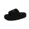 Novas Pantufas de Pelo da Moda Confortáveis Estilo Coreano Outono/Inverno 2026 para Mulheres, Uso Externo/Interno em Casa, Pantufas de Algodão com Solado Grosso de Celebridade da Internet