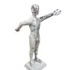 Fengfan 40cm Modelo de cuerpo humano de puntos de acupuntura de medicina china mapa de los doce meridianos modelo de puntos de acupuntura del cuerpo humano de cobre piel humana pequeña