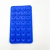 28 Ventosas Dupla Face, Ventosas de Silicone de 11g, Base Adesiva Quadrada Fina Antiderrapante para Celulares, Ventosas Multifuncionais para Celulares