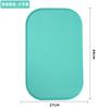 Novo Tapete de Silicone para Pet com Borda Antivazamento e Design Elevado, Tapete para Tigela de Gato, Tapete para Tigela de Cachorro, Tapete de Mesa Certificado pela FDA