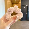Goma para el pelo de intestino de cerdo Verano Simple Ins Estilo Coreano Cuerda para el pelo de intestino grueso Verano Estilo Bosque Banda de goma Goma para el pelo de mujer Accesorio para el pelo
