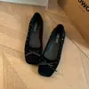 Sapatos Mary Jane Estilo Doce com Salto Escondido para Mulheres 2026 Verão Novo Sapatos de Uma Cor com Corte Baixo e Laço Versátil para Meninas Confortáveis