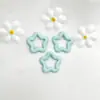 Pegatina de Tela Doble Cara Estrella de Cinco Puntas Hueca Zapatos Secundarios Ropa Bolsa Joyería DIY Accesorios Decorativos Material