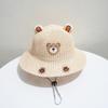 Chapéu de bebê verão fino guarda-sol menino pescador chapéu malha respirável proteção solar verão infantil chapéu de sol estilo coreano