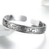 Jiahui moda retro tailandesa para mujer pulsera de plata de moda negra pulsera plateada para mujer venta al por mayor de fábrica para mujer