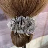 Nuevo estilo coreano, cuerda para el cabello, aro para el cabello, simple, combinable con todo, cabeza de bola, flor, aro para el cabello de adulto, banda de goma para el cabello, tocado de flores