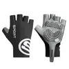 Guantes de Ciclismo Medio Dedo para Hombre y Mujer Protección Solar Antideslizantes Resistentes al Desgaste Anti-ampollas Tejido de Hielo Transpirables Guantes Deportivos de Fitness
