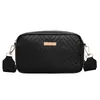 Bolsas Femininas 2023 Nova Onda Padrão Bolsa Quadrada Pequena Bolsa de Câmera em Relevo Bolsa de Ombro Casual Dropshipping