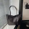 Bolsa de mano de gran capacidad, bolsa de trabajo para mujer, estilo europeo y americano, diseño retro, bolso de mujer para otoño/invierno, al por mayor