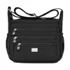 Bolso de Mujer 2026 Nuevo Modelo Transfronterizo Versátil Color Sólido Tela de Nylon Bolso de Mamá Gran Capacidad Hombro Único Cruzado Bolso Cuadrado Pequeño
