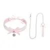 Set de collar y pinzas para pezones SM, que incluye una pajarita, juguetes estilo bondage, cadenas de pata de gato, pinzas para pezones y herramientas de entrenamiento para el juego de pezones