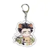 Man Yun Cazador de Demonios: Llavero de Mascota Kimetsu No Yaiba Anime Inosuke Nezuko Acrílico Colgante para Mochila de Estudiante