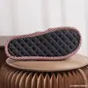 Pantuflas de Tela Pareja Interior Hogar Antideslizantes Transpirables Absorbentes Suelo de Madera Base de Tela Silenciosas Pantuflas de Tela para Hombre y Mujer