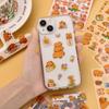 Adesivo PET Capivara Estudante Fofo Material para Decoração de Diário Desenho Animado Capivara Capa de Celular Adesivo Pequeno DIY