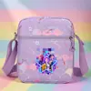 2026 Nuevo Modelo Bolsa de Hombro Infantil Estampada Bruja Escuadrón Patrón de Estrella de Dibujos Animados Impermeable y Duradera Bolsa Casual para Niñas