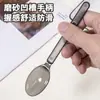 Cucharas desechables empaquetadas individualmente para llevar, cucharas estilo americano para uso comercial de grado alimenticio, cucharas de plástico espesado para yogur