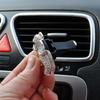 Elefante fofo incrustado de diamantes para saída de ar condicionado de carro, clipe de aromaterapia, perfume de cristal para carro, acessórios criativos para decoração de carro