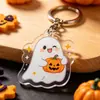 Chaveiro Acrílico Halloween Ação de Graças Abóbora Fantasma Casamento Estilo Rosa Doce Legal Pingente de Chaveiro