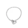 Venta Caliente Transfronteriza Pulsera Ottonbuckle para Mujer Estilo Ins Personalidad Elegante Mariposa Amor Pulsera Punk Hip-hop Pulsera