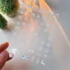 Nuevas Pegatinas para Uñas Serie Navideña 2025 Nuevas Pegatinas para Uñas Árbol de Navidad Decoraciones de Moño y Estrella Venta al por Mayor
