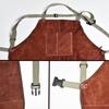 Delantal de Soldadura Espesado de Piel de Vaca de Fábrica de Origen, Especialmente Diseñado para Exportación, Ropa Protectora Resistente al Calor y Duradera para Soldadores