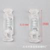 En stock Hebilla de resorte de plástico de doble cabeza hebilla de resorte transparente cilíndrica de doble agujero hebilla de resorte ajustable para mochila hebilla de cuerda