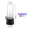 Balde de Vino Luminoso Cañón de Vino Bar Cubo de Jugo Coca-Cola Acero Inoxidable 3L Cubo de Cerveza con Grifo Cubo de Vino Cubo de Vino Famoso en Internet Utensilios de Vino