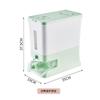 Cubo medidor de arroz a presión para el hogar, cubo para granos, gran capacidad, a prueba de humedad, a prueba de insectos, caja de almacenamiento de arroz, cocina, caja de arroz automática