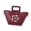 Caixa de Doces de Casamento Fashionável Nova de Ombro Único, Bolsa Tendência com Padrão Floral Fofo, Bolsa Transversal Estilo Menina de Nicho de Alto Padrão