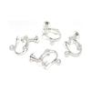 Cobre Puro Chapado en Oro de 18K Conservante de Color Forma de U Ajustable con Tornillo Clip para Oreja Convertidor de Pin para Arete Accesorios para Aretes DIY