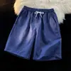 Pantalones casuales de color liso para hombre, nuevo estilo de verano 2026, shorts frescos de pierna recta, shorts deportivos para hombre, siempre en stock