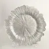 Plato de Vidrio con Forma de Copo de Nieve Estilo Europeo Charola para Restaurante Fiesta Banquete de Bodas Restaurante Occidental Decoración de Alta Gama