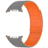 Adequado para Samsung Galaxy Watch8 Classic Watch Samsung 8 Pulseira Magnética de Silicone de Três Peças em Duas Cores