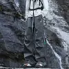 Calça Shell Outdoor Estilo Montanha de Outono para Homens e Mulheres, Repelente à Água, à Prova de Vento, Respirável, Zíperes Laterais, para Montanhismo, Caminhada, Calça Longa Casual