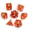 Nuevo Juego de Dados Acrílicos Transparentes con Glitter en Stock Dados de Cristal Suministro Transfronterizo