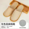 Pantuflas Desechables de Lona Algodón y Lino para Hotel, Tamaño Grande, Engrosadas, Transpirables, Antideslizantes, Listas para Hotel y B&B, Venta al por Mayor