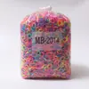 Gomas para el pelo de niños, Bandas de goma desechables de colores mixtos, Cuerdas para el pelo de bebé de niñas, Gomas pequeñas, Accesorios para el pelo