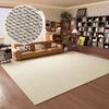 Felpudo de Anillo de Piña de Sisal Sintético para Puerta de Entrada, Felpudo Antideslizante Resistente al Desgaste para Puerta Exterior, Alfombra de Entrada Rascadora para Gatos