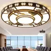 Nueva luz principal para sala de estar estilo chino, villa nueva de 6 años, luz para vestíbulo de hotel moderno de mediados de siglo, luminarias de techo LED, hierro retro